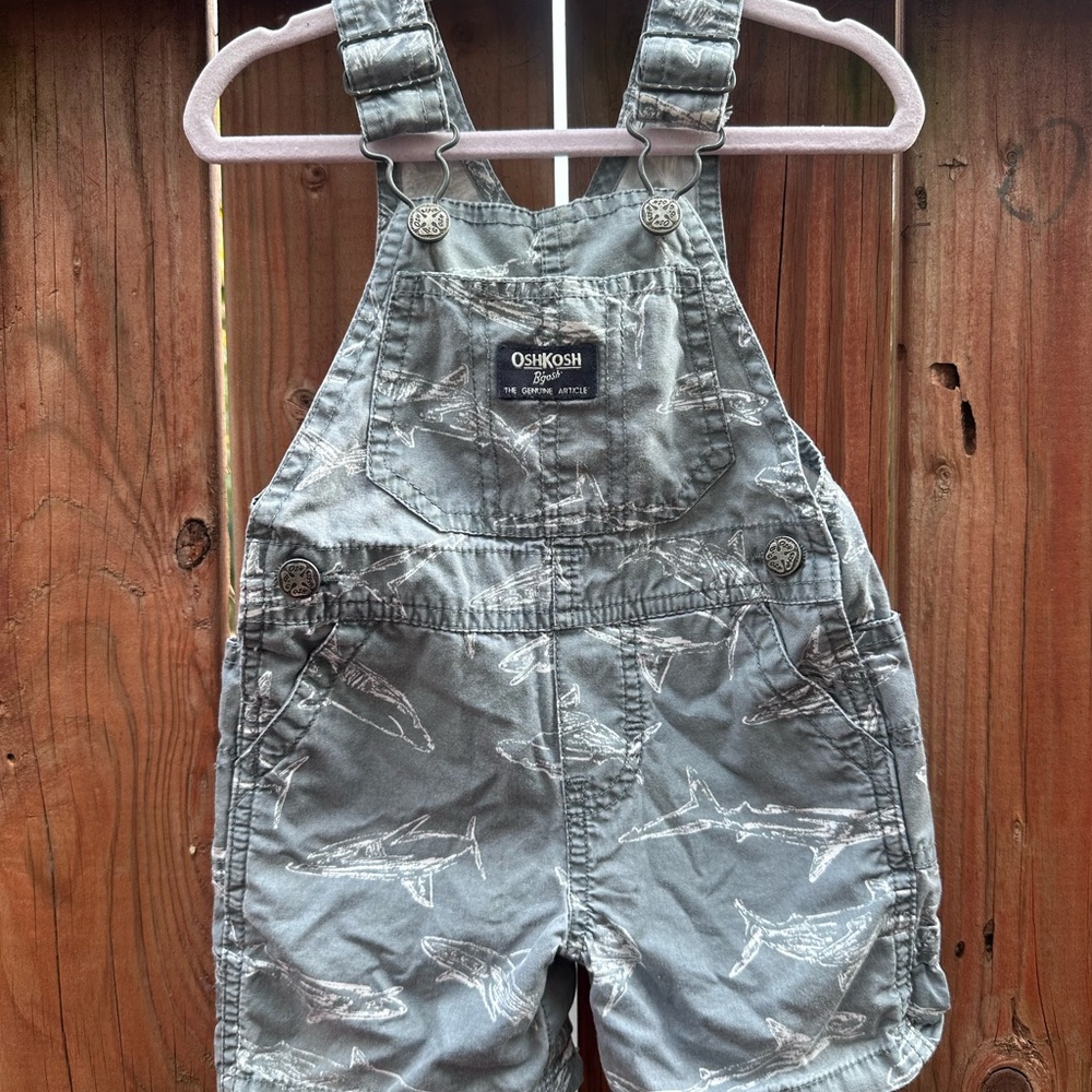OshKosh B'gosh Gray Overalls Classic Design